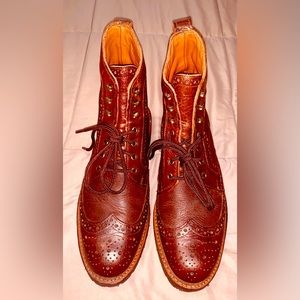 Allen Edmonds Long Branch Boots 10.5 D in Chili BRAND NEW